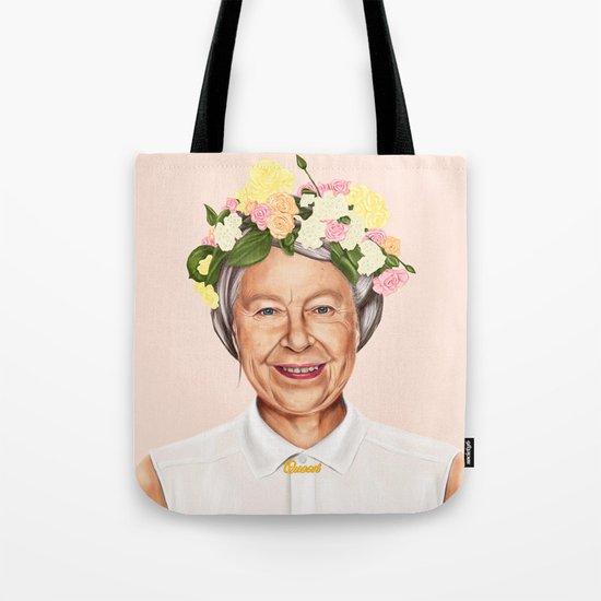 Hipstory - Queen Elizabeth Tote Bag