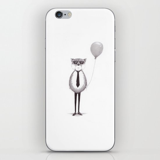 Hipster Fox iPhone & iPod Skin