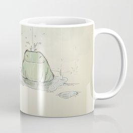 The frog under the rain Coffee Mug