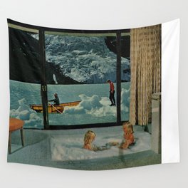 A Walk Along The River. Wall Tapestry