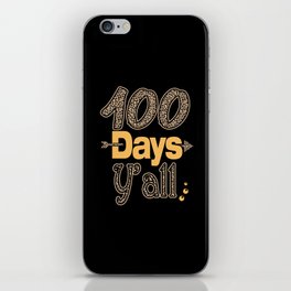 Days Of School 100th Day 100 All Leopard iPhone Skin