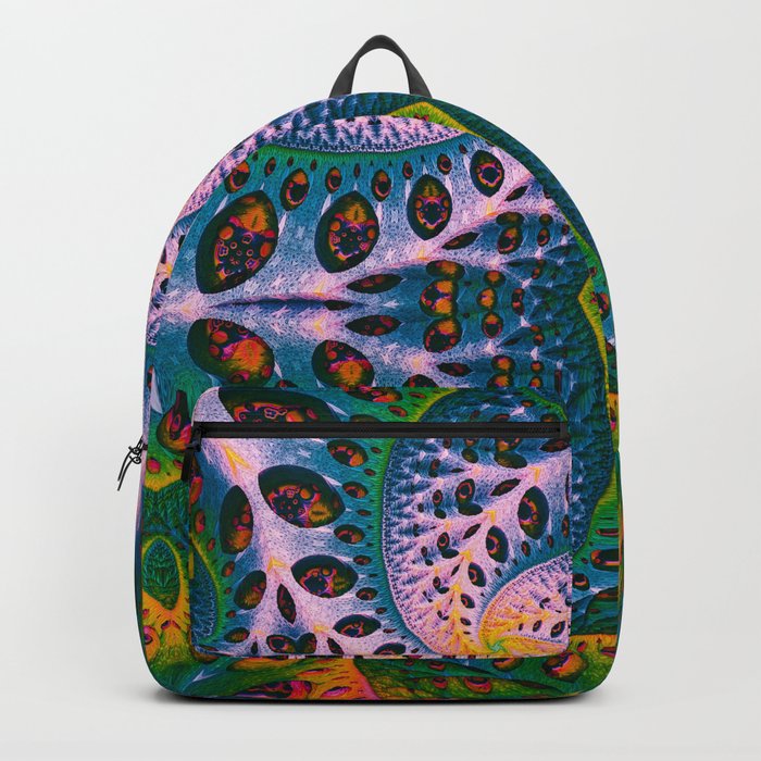  Wild Fiber IV. Blue Colorful Abstract Art Pattern Design
Backpacks on Society6. 