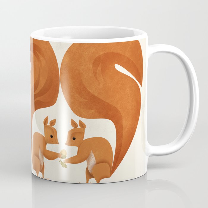 Love Heart Squirrels Coffee Mug