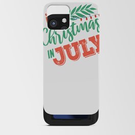 It's Christmas in July iPhone Card Case