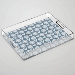 Chalky Flower Chains Acrylic Tray