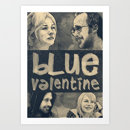 Blue Valentine Art Print