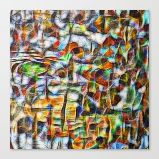 Beautiful abstract bark texture Canvas Print