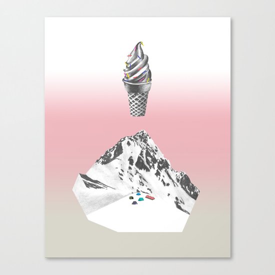 Domestic landscape Canvas Print