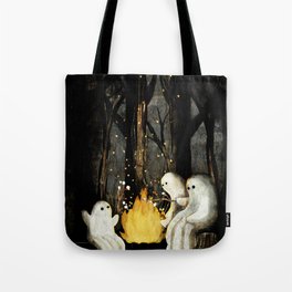 Marshmallows and ghost stories Tote Bag