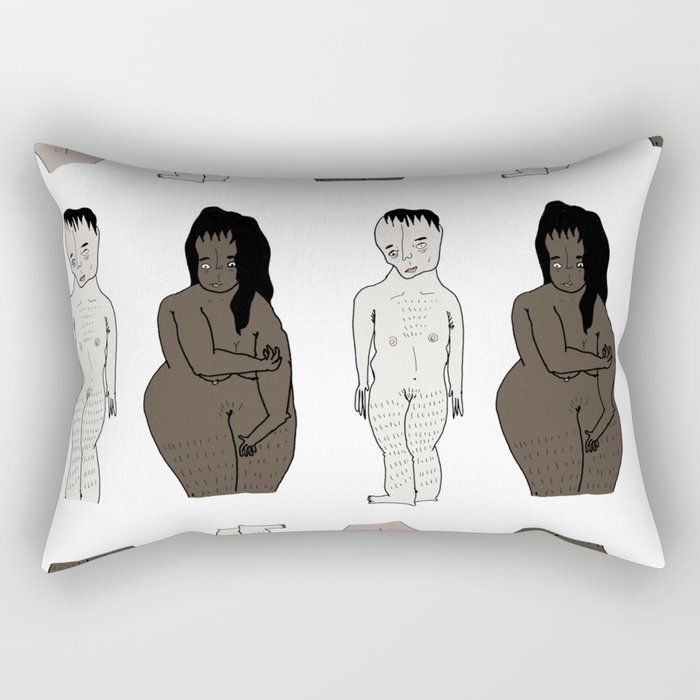 Bodies Rectangular Pillow