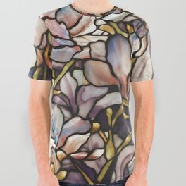 Louis Comfort Tiffany - Decorative stained glass 10. All Over Graphic Tee