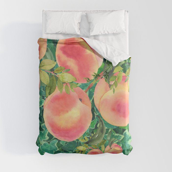 Peaches Duvet Cover