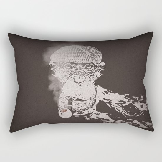 The Coffee Shop Philosopher Rectangular Pillow