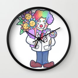 Doctor Clown Childrens Hospital Gift Wall Clock