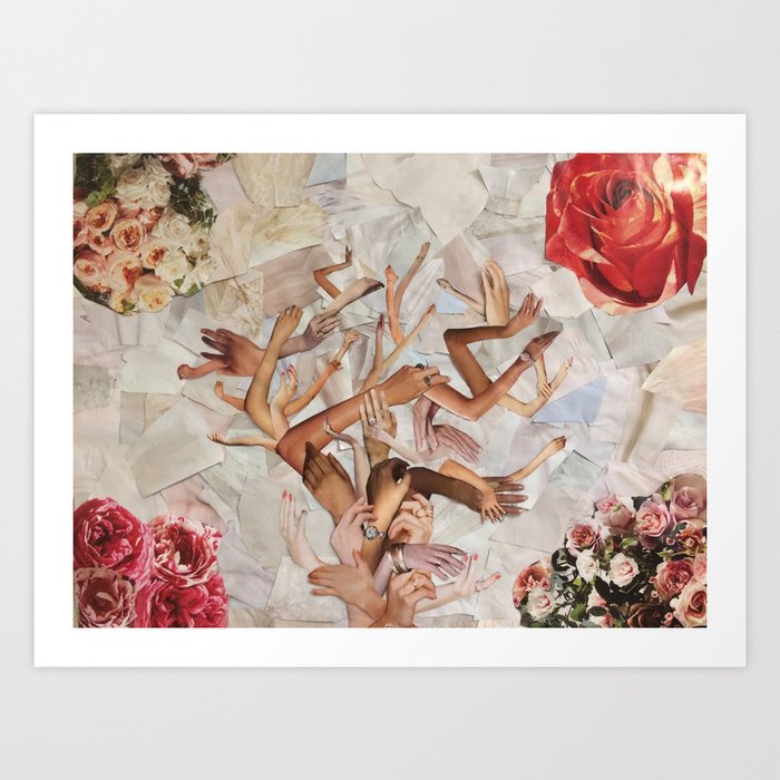 Arms Collage Art Print
