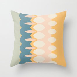 Abstract Geometric Artwork 01 Color 02 Throw Pillow