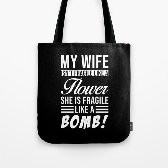 Wife Saying Tote Bag