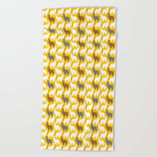 The Alpacas Beach Towel