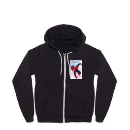 Spider Tom Holland “With great power comes great responsibility.” Full Zip Hoodie
