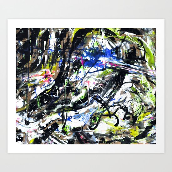 Downtempo Station // Pandora Radio Art Print