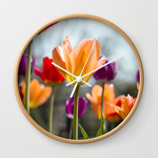 Tulip Dance Wall Clock