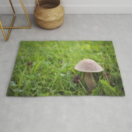 Mushroom in the Morning Dew by Althéa Photo Rug