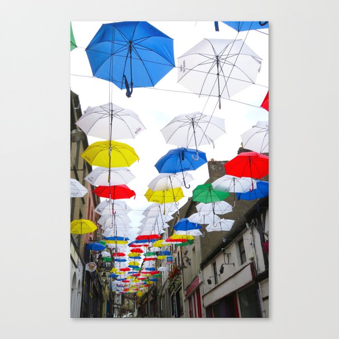 Umbrella Sky Canvas Print