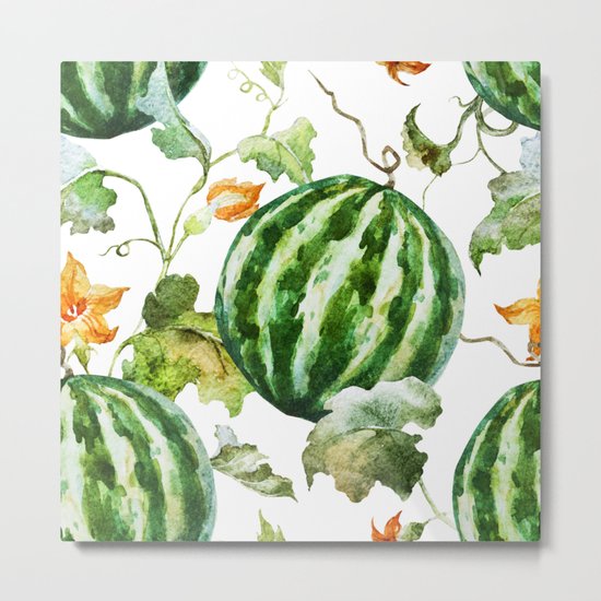 Melon Pattern 06 Metal Print