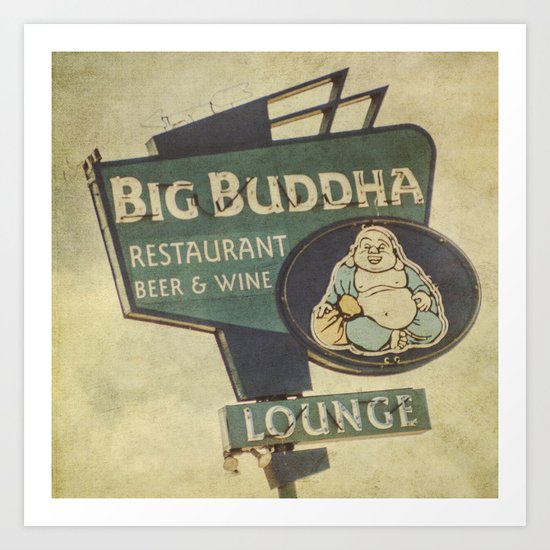 Big Buddha Art Print