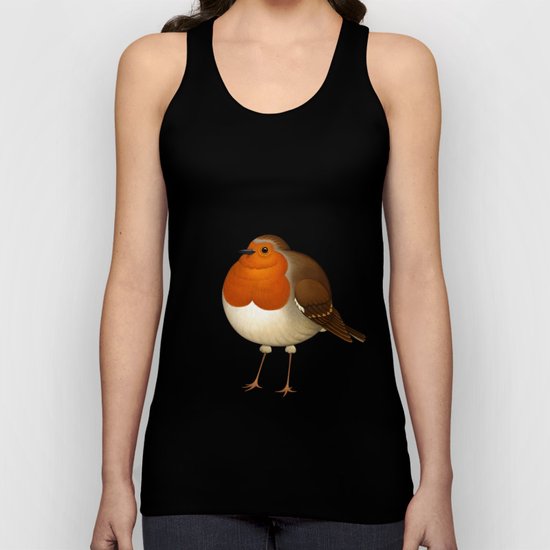 Chubby Erithacus Unisex Tank Top