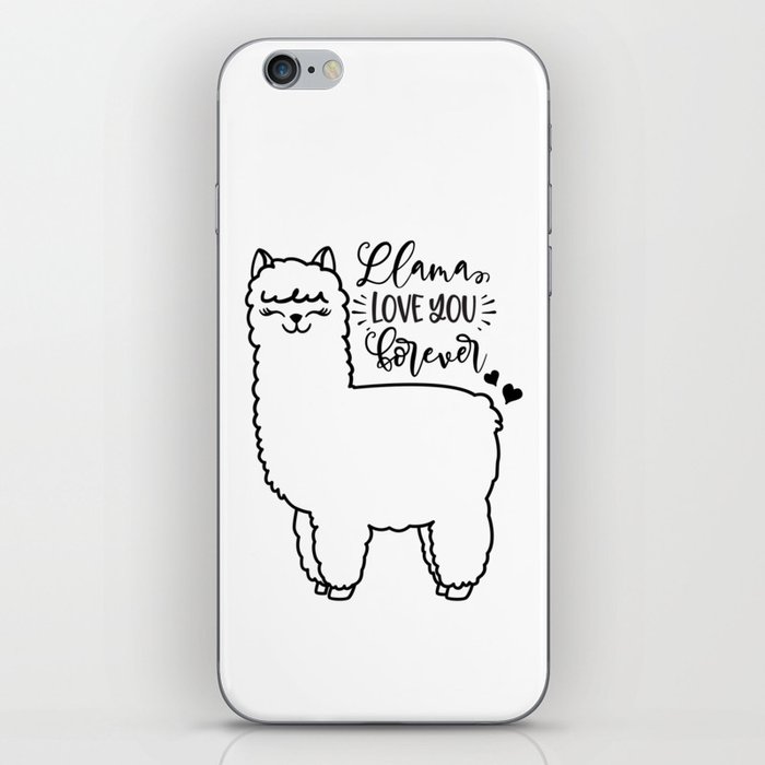 Llama Love You Forever iPhone Skin