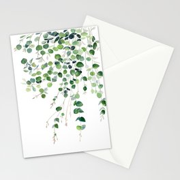 Eucalyptus Watercolor Stationery Card