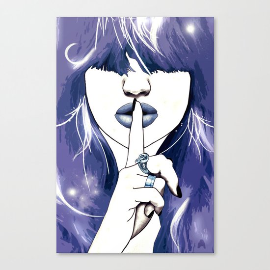 Be Quiet! Canvas Print
