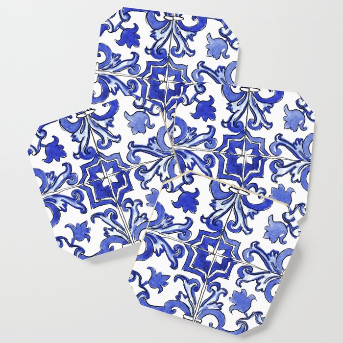 Blue and White Portuguese tile Coaster