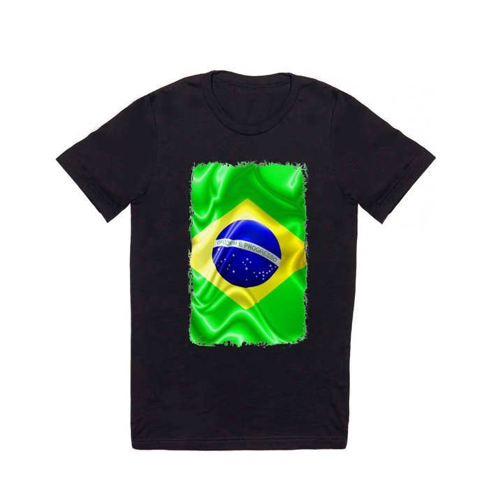 Brazil Flag Yellow T-Shirt