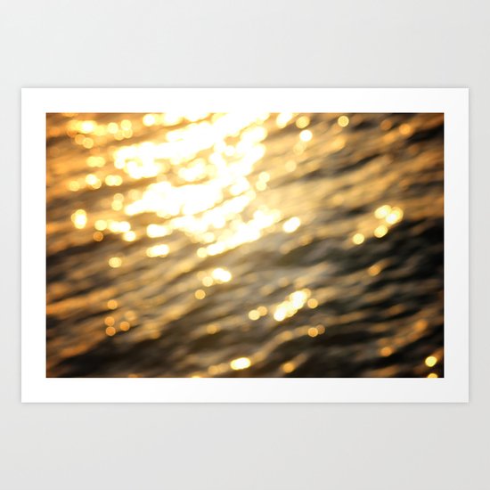 Golden Paradise Art Print
