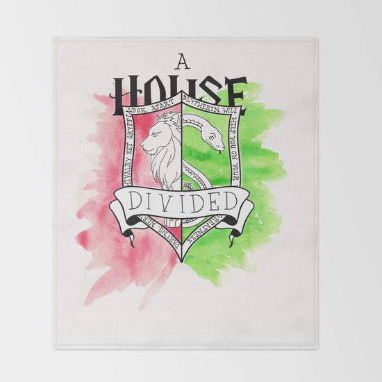 Wizard House Divided {Daring & Sly} Throw Blanket