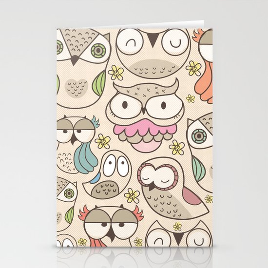The owling Stationery Cards