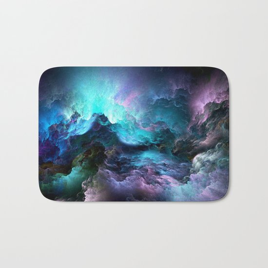colorful clouds Bath Mat