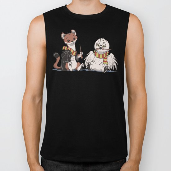 The Owl and The Weasel Biker Tank