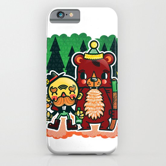 Lumberjack and Friend iPhone & iPod Case