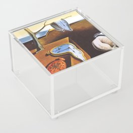 Dali Melting Clock Digital Painting  Acrylic Box
