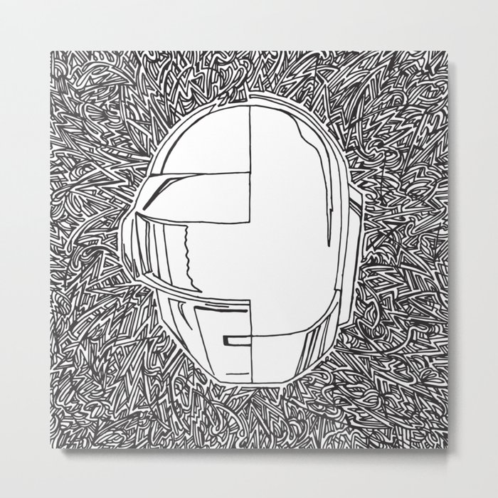 Dp Ram Abstract Line Art By Melisssne Metal Print By Melisssne Society6,Aesthetic Tumblr Girl Drawing Short Hair