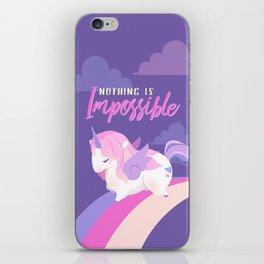 Nothing Is Impossible iPhone Skin