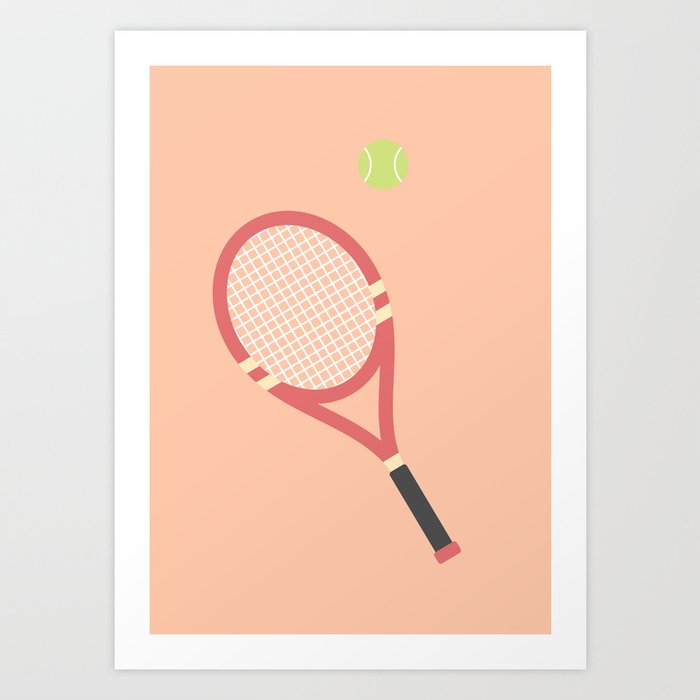 #19 Tennis Art Print