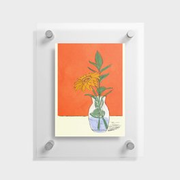 Sunflower Gift Uplifting  Floating Acrylic Print