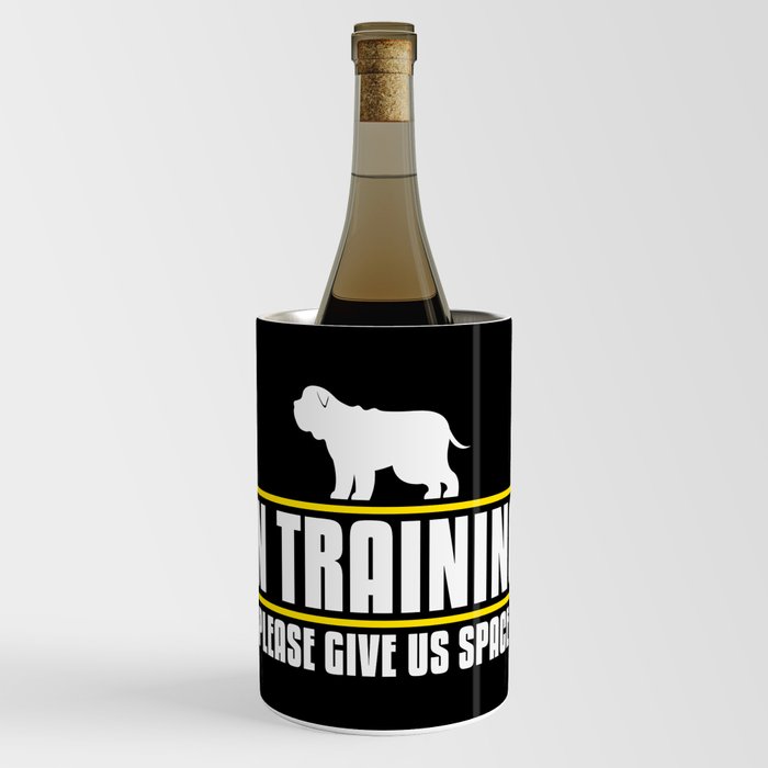 Dog In Training Please Give Us Space Wine Chiller