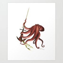 Giant Octopus Art Print