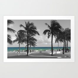 Miami Beach Florida Ocean photography Art Print