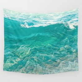 Blue Ocean Water Pattern -  Dive Into the Blue Ocean Wall Tapestry